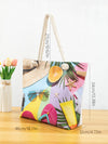 Beach-Inspired Large Tote Bag - Perfect for Leisure Activities, Holiday Shopping, and More!