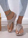 Chic and Comfortable Hollow Out Wedge Slide Sandals for Summer