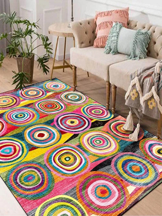This Colorful Flannel Carpet provides the ideal non-slip surface for your bathroom or living room. With its soft and comfortable flannel material, this mat adds a touch of color and safety to any space. The perfect addition to your home decor.