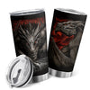 Give Dad, Son, or Husband the perfect gift with this 20oz Strong Dragon & Fire Lava Design Tumbler. Featuring an eye-catching design, its sturdy construction ensures a durable and long-lasting use. Great for everyday use, it's sure to make any gift recipient smile.