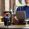 20Oz Skull & Flower Tumbler Cup: Keep Your Beverages Hot or Cold On-the-Go! The Perfect Gift for Any Occasion