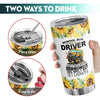 20oz School Bus & Sunflower Tumbler - Keep Your Coffee Hot or Cold All Day Long - Perfect gift for School Bus Driver