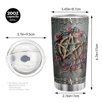 Magical Galaxy Witch Tumbler: Perfect Gift for Women, Friends, and Witches for Christmas, Birthdays, and Halloween