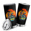 This 20oz stainless steel tumbler boasts a fun Halloween design and keeps drinks hot or cold. Its insulation and sturdy construction make it perfect for daily use at home, the office, or while traveling. Enjoy the convenience of your favorite drink, whatever the season.