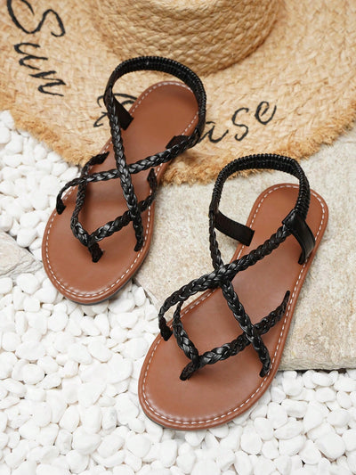 Chic and Comfortable Summer Flat Sandals with Ankle Strap in Various Colors