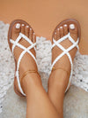 Chic and Comfortable Summer Flat Sandals with Ankle Strap in Various Colors