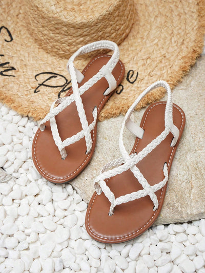 Chic and Comfortable Summer Flat Sandals with Ankle Strap in Various Colors