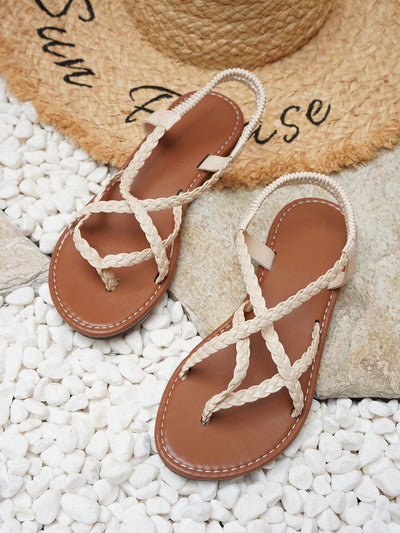 Chic and Comfortable Summer Flat Sandals with Ankle Strap in Various Colors