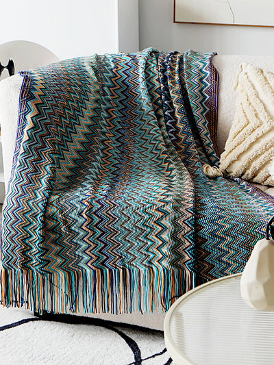 Multi-Purpose Knitted Blanket for Bed, Office, and Everything In Between
