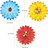 Enhance Your Outdoor Space with our Unique Metal Art Flower Wall Decor