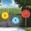 Enhance Your Outdoor Space with our Unique Metal Art Flower Wall Decor