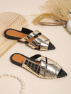 Chic and Comfortable Women's Pointed Toe Open Toe Slippers for Summer Holidays