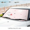 Cute and Fun Cartoon Car Sunshade: Stay Cool and Protected with our Creative Blackout Curtain for Your Side Windows and Windshield