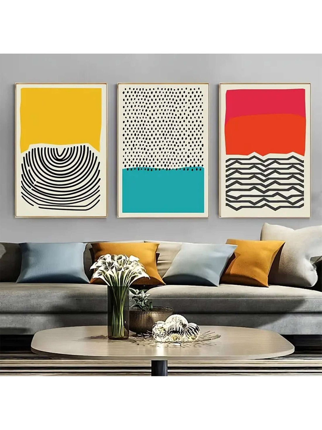 Elevate your home decor with our 3-Piece Abstract Color Blocks Poster Set. Create a stylish and modern look with these colorful posters that will bring life to your walls. Made with high-quality materials, these posters are perfect for adding a touch of personality to any room.