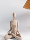 Set of 3 Black Yoga Figurines: Stylish Decor and Props for Any Room