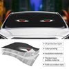 Stay Cool in Style with our Anime Car Windshield Sun Shade - Universal UV Sun and Heat Reflector for Your Vehicle