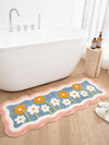 Spring Blossom Anti-Slip Bath Rug: Bring Nature Into Your Bathroom