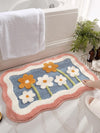 Spring Blossom Anti-Slip Bath Rug: Bring Nature Into Your Bathroom
