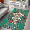 Stylish Elephant Mandala Flower Carpet: Adds Charm and Comfort to Your Space - Perfect Rug for Kitchen, Hallway, Bathroom, and Laundry Room Décor