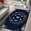 Vintage Butterfly Flower Pattern Carpet: Enhance Your Space with Non-Slip Kitchen and Bathroom Mats