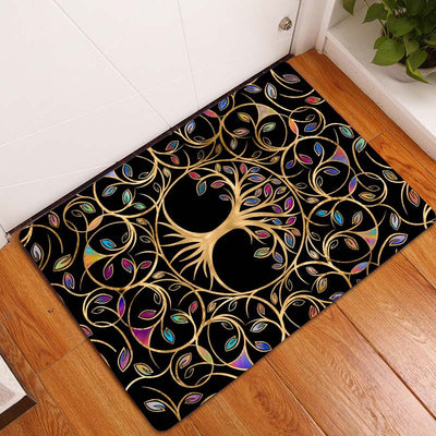 Vintage Life Tree Kitchen Rug: Stylish and Functional Mat for Your Kitchen, Hallway, and Laundry Room