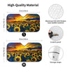 Upgrade to the Ultimate Sunflower Car Sun Shade: Keep Your Vehicle Cool with this Hardened-Glass Watercolor Sunshade!