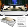 Creepy Ghost Hand Car Sunshade - Keep Your Vehicle Cool and Spookily Protected from UV Rays