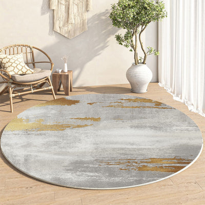 Modern and Simple Round Carpet: Versatile, Anti-Fall, Non-Slip Floor Mat for Room Decor and Home Decor
