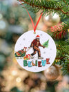 Add a festive touch to your <a href="https://canaryhouze.com/collections/ornaments" target="_blank" rel="noopener">Christmas home décor</a> with Santa's Chimpanzee acrylic pendant. This adorable decoration will bring a smile to everyone's face and add a playful element to your holiday festivities. Made of high-quality acrylic, it is sure to last for many years to come.