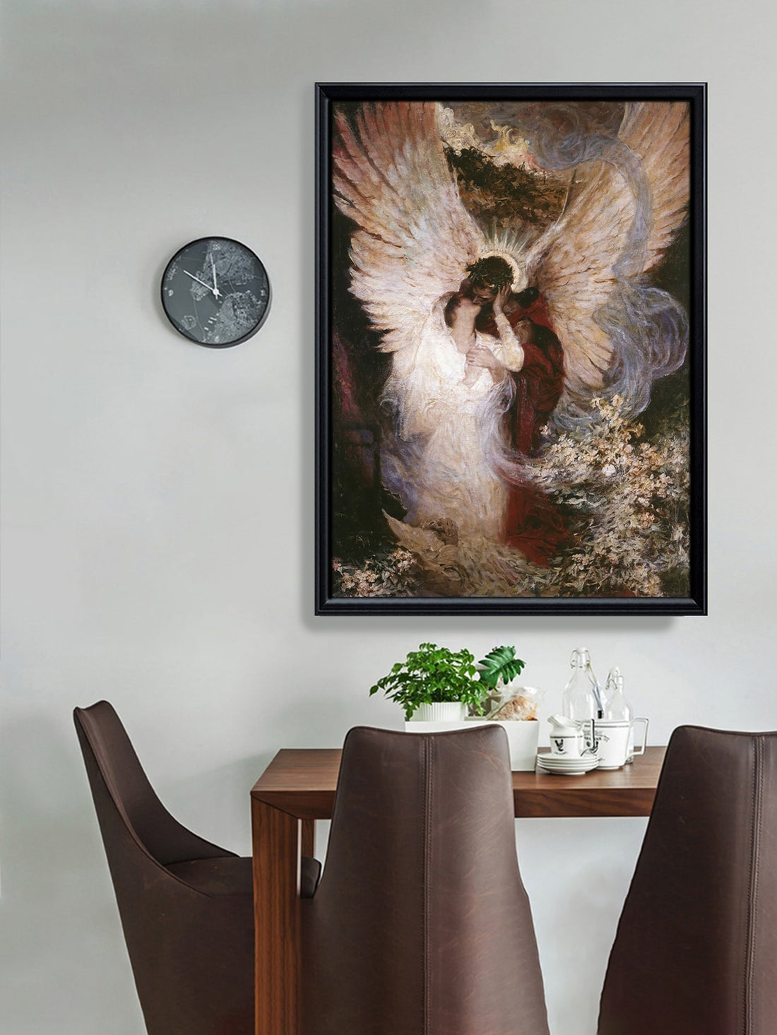Elevate your <a href="https://canaryhouze.com/collections/printable-art" target="_blank" rel="noopener">home decor</a> with The Touch of an Angel, a stunning high definition reproduction oil painting. Expertly crafted, this piece captures the intricate details and vibrant colors of the original. Add a touch of elegance and beauty to any room with this exquisite work of art.