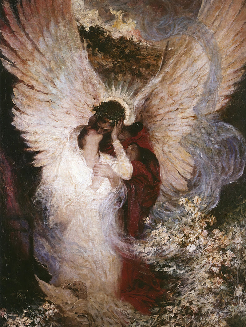 Angel buying painting