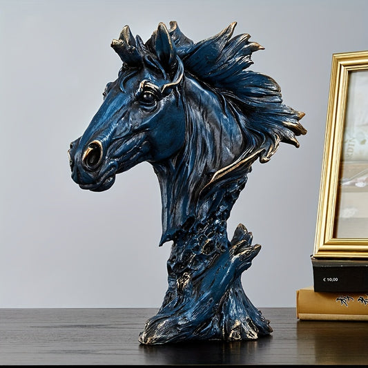 This Cute Horse Head Sculpture is the perfect addition to any home decor. It also makes for a unique and thoughtful gift for any occasion. With its intricate details and charming design, this sculpture is sure to add a touch of elegance to any room.