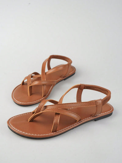 Chic and Comfortable Summer Flat Sandals with Ankle Strap in Various Colors