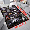 Spook up Your Living Room with Gothic Halloween Area Rugs – Non-slip, Soft Velvet Rug for a Hauntingly Beautiful Home Décor