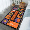 Spooky Witch Horror Crystal Velvet Rug: Perfect Goth Halloween Area Rug for Stylish Living Room Décor
