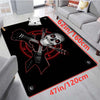 Gothic Skull Pattern Area Rug: Spook up Your Living Space with this Non-Slip Halloween Decor Must-Have!