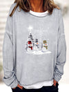 Look fashionable this holiday season with our Christmas Snowman Print Sweatshirt! This stylish long sleeve crew neck is perfect for everyday casual wear. Crafted with 100% ultra-soft cotton fabric, it offers a comfortable fit and festive snowman print design. Stay chic and comfy all season long!