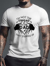 Dapper Dad: Men's Stylish Pattern Print T-Shirt - Comfy & Chic, Perfect for Summer Outdoor Adventures