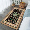 Timeless Elegance: Classic European Persian Rugs - Symmetric Floral Green Pattern for Stylish Kids Rooms, Bathrooms, Kitchens, Living Rooms, and Bedrooms