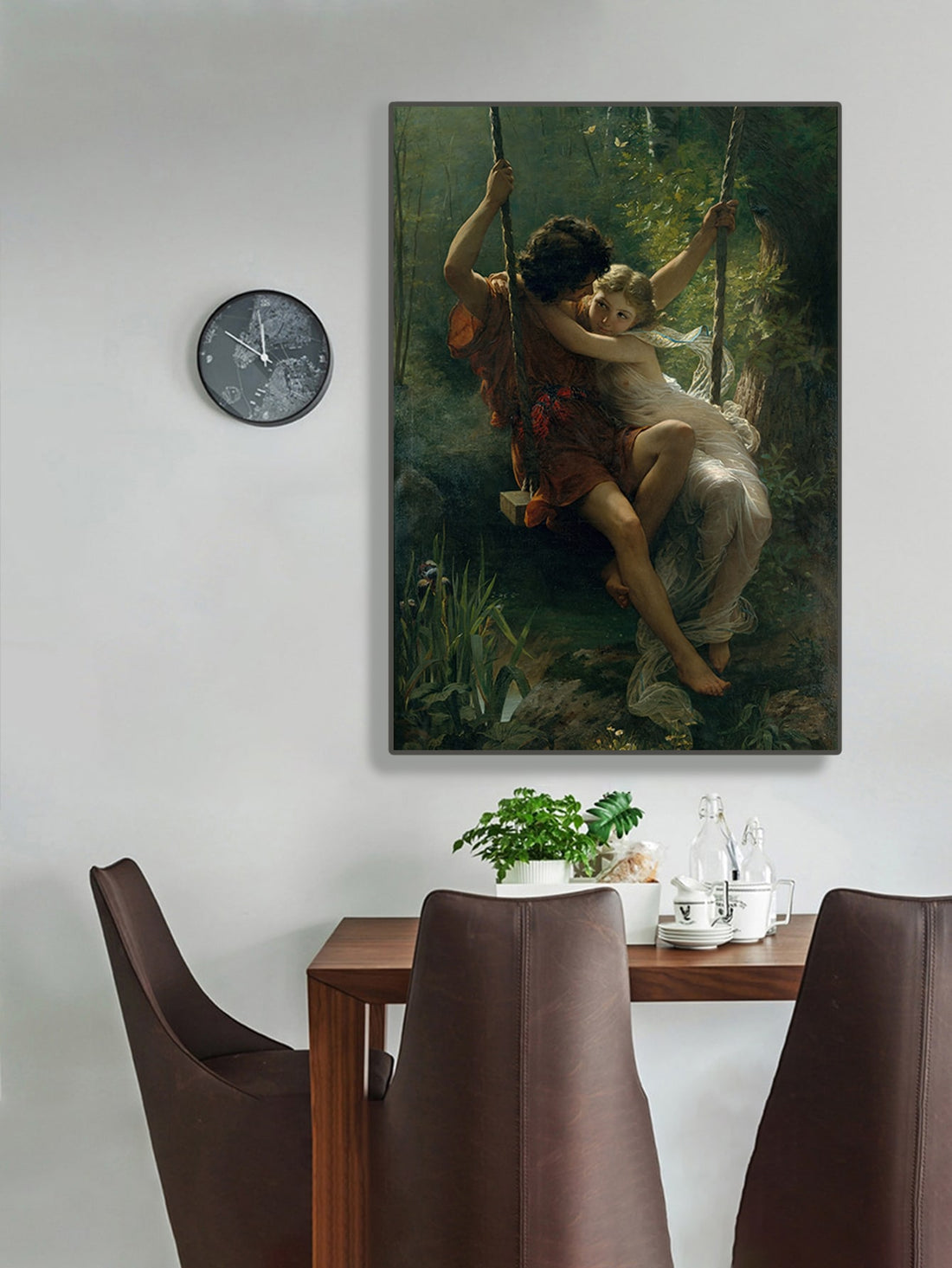 Enhance your <a href="https://canaryhouze.com/collections/printable-art" target="_blank" rel="noopener">home decor</a> with our elegant wall art for couples. Made with high-quality reproduction of classic artwork, this piece is perfect for foyers and living rooms. Add a touch of sophistication and style to your space with this stunning addition. Perfect for art lovers and interior design enthusiasts.