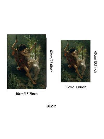Elegant Wall Art for Couples: High-Quality Reproduced Classic Artwork for Foyers and Living Rooms