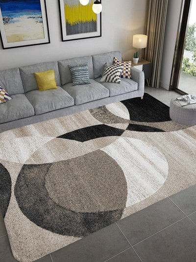 This versatile geometric design offers the ultimate summer carpet for indoor and outdoor use. With a soft, memory sponge material, this living room mat provides both comfort and durability. The perfect addition to any living space, it brings style and function all in one.