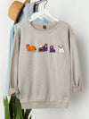 This Playful and Cozy: Essence Plus Cartoon Graphic Thermal Sweatshirt is made from a lightweight 100% combed cotton fabric blend that provides superior comfort and warmth.