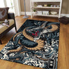 Our Dragon Art Halloween Decor Area Rug offers a stylish carpet for your home décor that is non-slip, washable, and handmade from polyester. Add a spooky touch to your living room, bedroom, or corridor.