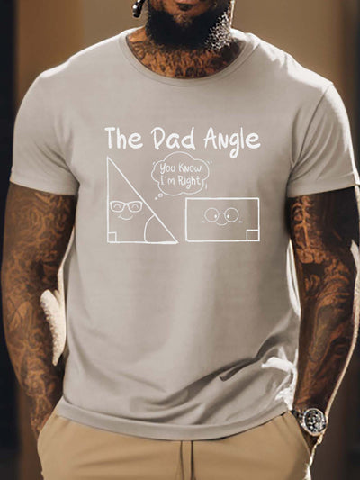 Stay Stylish and Playful with our Cute Cartoon Angle Pattern Men's Trendy Graphic T-Shirt: Perfect Summer Gift for Men