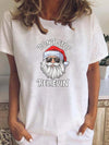 This Sports T-Shirt for Women features a festive graphic of Santa Claus on a comfortable poly-cotton blend fabric. Perfect for Christmas, its light and breathable fabric is perfect for a range of activities. Feel festive and comfortable during the holiday season with this stylish t-shirt.