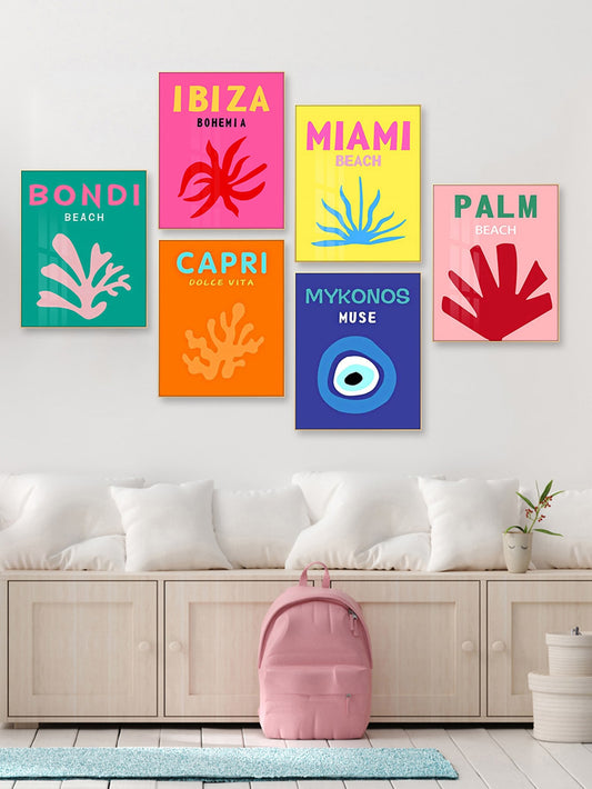 Experience a modern aesthetic in your space with the Coral Line Collection. This 6-piece abstract canvas wall art set adds a touch of elegance to any room, boasting a unique and contemporary design. Made with the highest quality materials, this collection showcases an intricate coral line pattern, perfect for adding a pop of color and style to your home.