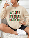 Stay cozy and stylish this holiday season with the Festive Joy Christmas Slogan Graphic Drop Shoulder Sweatshirt. The ultra-soft fabric ensures maximum comfort, and the trendy graphic and slogan will bring a cheerful look to your winter wardrobe.