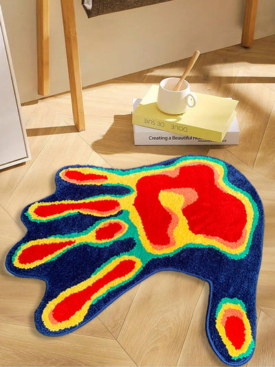 Ultra-Soft One Hand-Shaped Rug: Luxurious Plush Fabric, Anti-Slip & Machine Washable – Perfect for Any Room!
