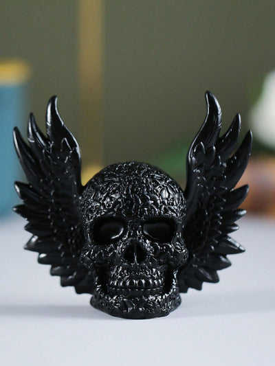 Winged Skull Home Decor Ornament: Embrace Your Dark Side